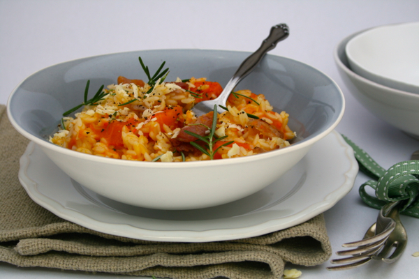 Bacon and Butternut Orzotto