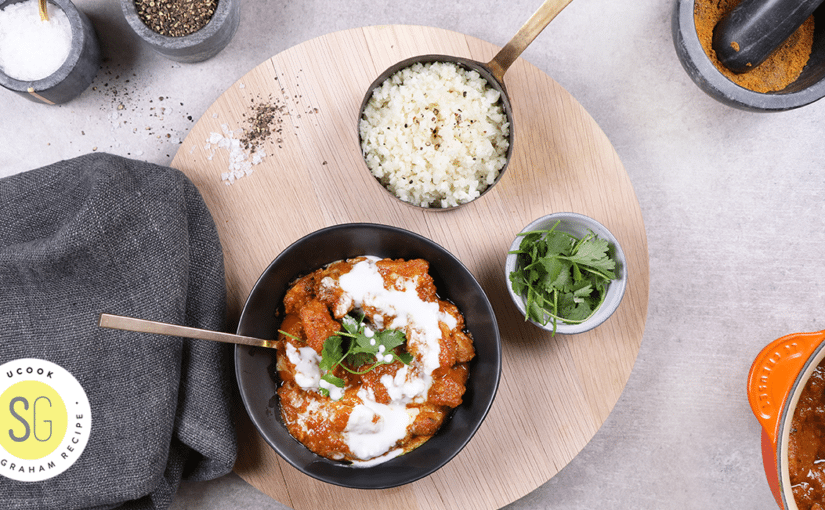 Butter Chicken with Cauli Rice for UCOOK