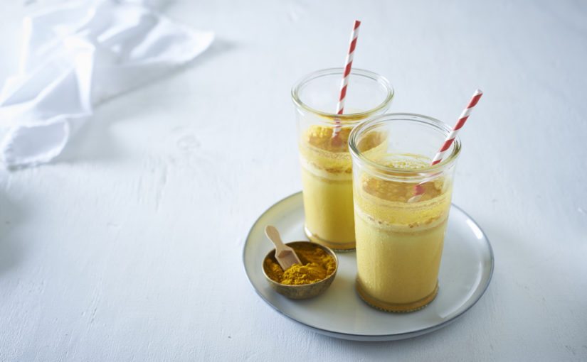 Frosted Turmeric and Ginger Shakes
