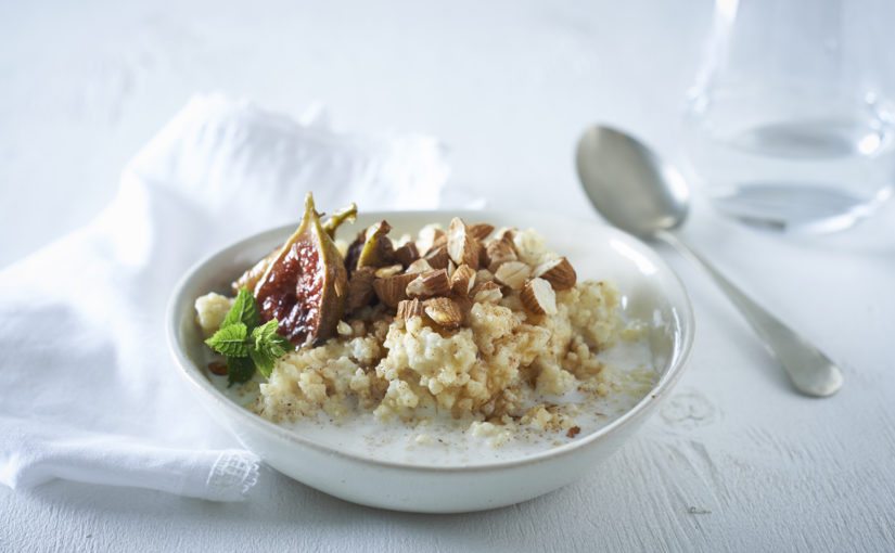 Creamy Millet Porridge with Sticky Figs