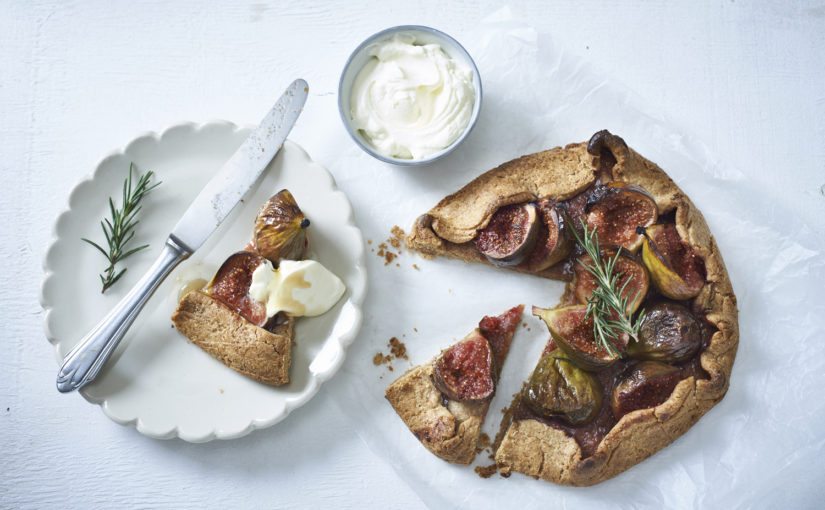 Fig and Rosemary Galette with Spelt Flour