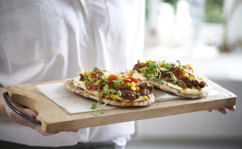 Pulled Beef Brisket with Flatbreads