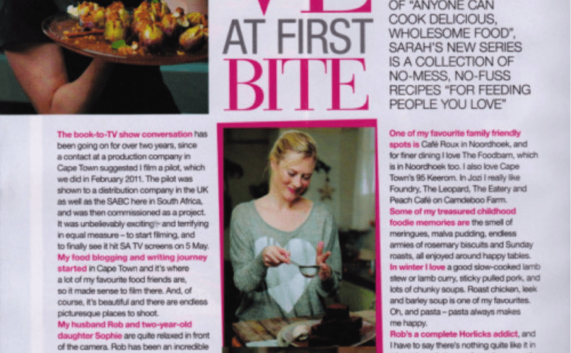 Food and Home Magazine, July 2013