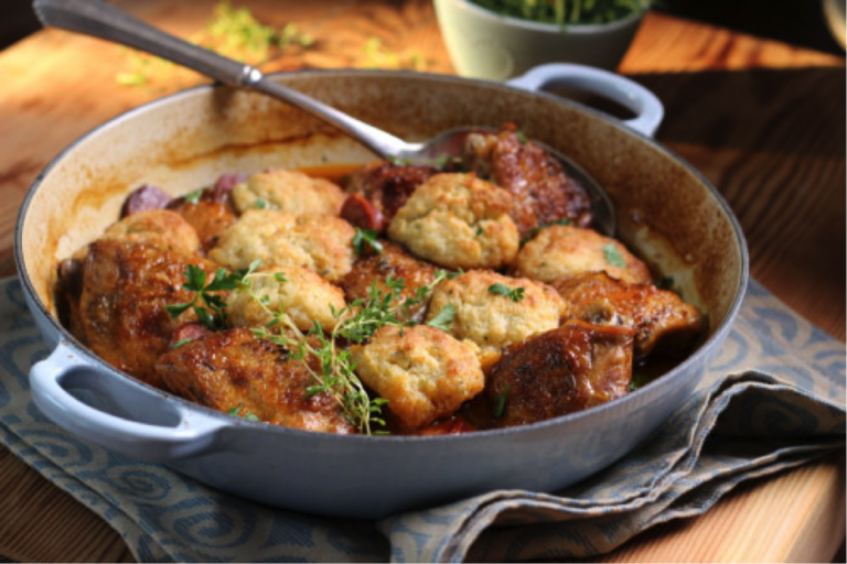 SlowCooked Chicken with Chorizo and Cider Sarah Graham Food